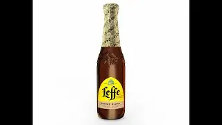 Cr&eacute;ation bouteille LEFFE avec iC3D