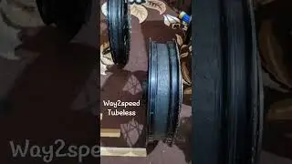 way2speed tubeless kit. #royalenfieldhyderabad #way2speed #interceptor650