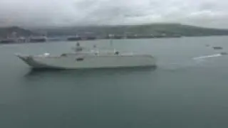 Aus ship crew, Philippine marines, hold joint disaster relief drills