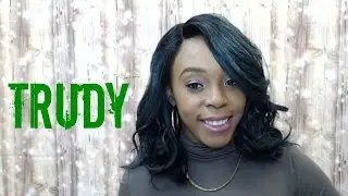 It's A Lace Front Wig - Synthetic A Line Lace Front Wig - LACE TRUDY  --/WIGTYPES.COM