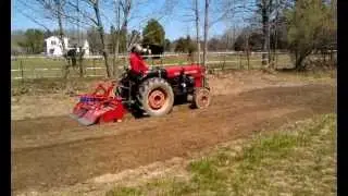 Satoh s650g tilling