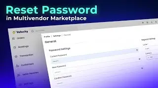 How Sellers Reset Password in Multi Vendor Marketplace