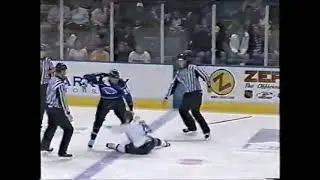 Derek Parker vs Kevin MacDonald CHL Nov 27/04