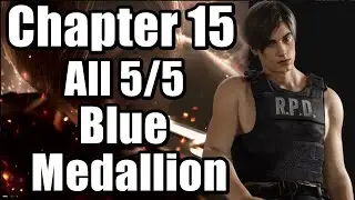 Chapter 15 Cliffside Ruin - All 5/5 Blue Medallion Locations Guide | Resident Evil 4 Remake