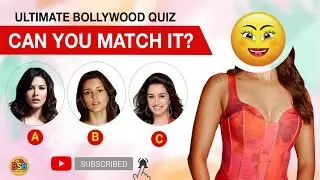 Guess the Celebrity, Match Face to the Right Body! | Ultimate Bollywood Puzzle #guessthecelebrity 
