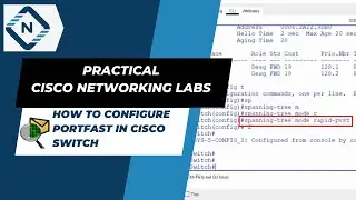 How to Configure Portfast in Cisco Switch | Video # 13