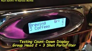 [106] Easy Espresso Shot Timer with Synchro T2 (Royal Synchro T2 Coffee Machine)