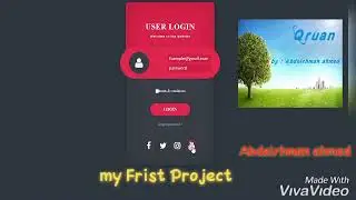 Finally, my First Project Log in  #frontend_developer  #Web_Design #web_developer