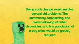 Dear devs, hear me out: