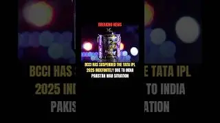 BCCI Has suspended IPL 2025 indefinitely due to war #bcci #ipl #suspension #indpakwar #ipl2025