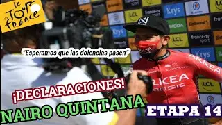 DECLARACIONES DE NAIRO QUINTANA TRAS LA ETAPA 14 TOUR DE FRANCIA