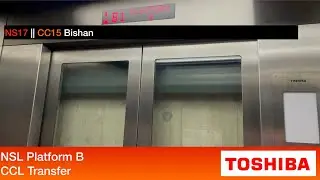 Bishan MRT Station || Toshiba Elevator (NSL Platform B/CCL Transfer)