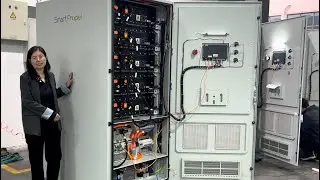 261KWH ALL IN ONE Cabinet Commercial Battery Energy Storage System Video