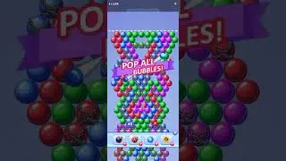 Bubbles shooter 122 to 125 level finish in one time 