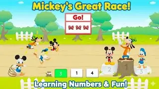 Option A: Mickey Mouse & Friends: Learning Numbers & Race Fun! 🏁🔢
