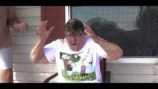 Angry grandma water Balloon prank in 4K