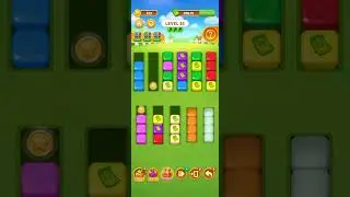Harvest Cubes Sort Puzzle Gameplay &mdash; Level 31 to 40 Walkthrough