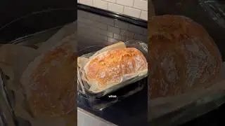 Bread from scratch using only 4 ingredients&hellip; no knead bread 👀🍞
