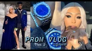 PROM PART 2?!!? 2019 VLOG + GRWM