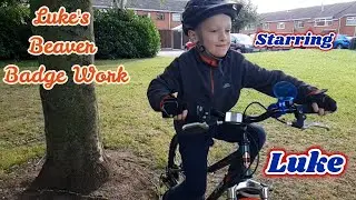 Luke's Beaver Badge Bike Ride