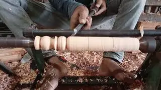 Best wood turning process - wooden bed leg design - wood work every day (Part=97)