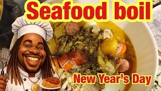 &bull; &ldquo;Starting the New Year Right 🔥 GRILL MASTER Seafood Boil!&rdquo;
