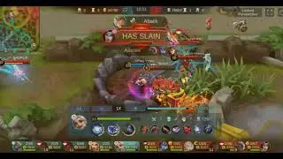 Imba harith 1vs5 savage mobile legend~ Taiwan Magician video