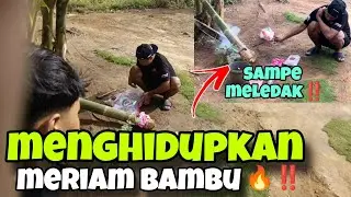 PLAYING WITH BAMBOO CANNON UNTIL IT EXPLODES‼️‼️