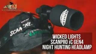 Wicked Hunting Lights ScanPro iC GEN4 (Single Color) Night Hunting Headlamp