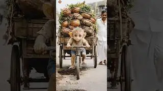 Baby Monkey Rio Never Gave Up Searching for His Mother 💔 #shortvideo #shorts #shortsfeed
