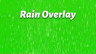 Storm Rain Overlay Green Screen | Realistic Weather Effect #shorts