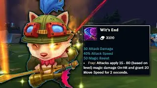 Wit's End First Item Teemo Carries DISASTER TEAM (EMOTIONAL)