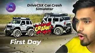 Texting off-road vehicle in DriveCSX Car Crash Simulator/gameplay 