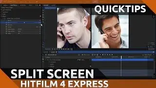Split Screen Tutorial in Hitfilm 4 Express