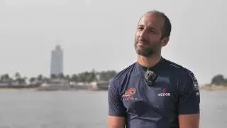 Interview- Arnaud Psarofaghis - Alinghi Red Bull Racing - AC40 - Day 82 - Jeddah - March 13, 2024.