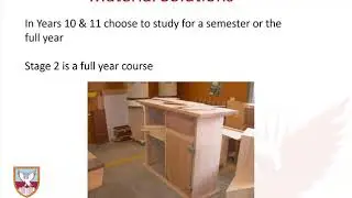 Technologies: Material Solutions - Subject Advice