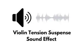 Violin Tension sound effect - Music, Game, Funny, Meme, Vine ASMR