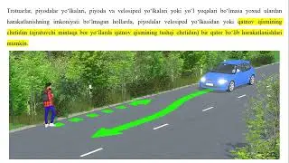 Piyodalar qayerlardan  harakatlanishi kerak?