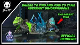 Where To Find And How To Tame ABERRANT DIMORPHODONS | ARK: Survival Ascended