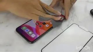 How to install the FLOLAB iPhone 11 Pro Max 3D Screen Protector Bubble Free with no tools