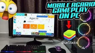 AGAR.IO MOBILE GAMEPLAY ON PC(BLUESTACK)+ CLAN DESTRUCTION(AGAR.IO MOBILE)