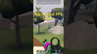 The Top 10 Best FPS Shooters on ROBLOX #roblox #gaming
