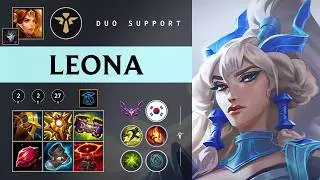 Leona Support vs Nautilus - KR Master Patch 26.03