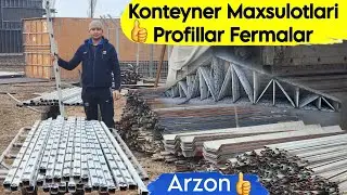 Konteyner Maxsulotlar Profillar Suv Idishlar Fermalar 99.321.00.80 99.905.64.08
