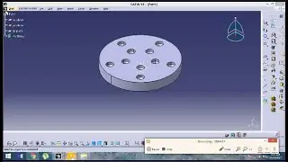 CATIA  Hole command tutorial