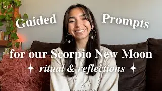 Scorpio New Moon Guided Journaling Prompts 🌻 November 13 with Jocelyn