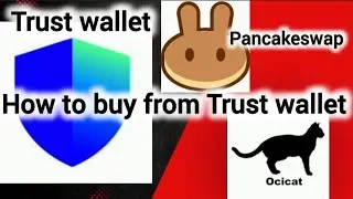 How to buy crypto/ ocicat from trust wallet/ pancakeswap