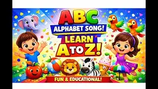 ABC Alphabet Song | A to Z Learning for Kids | Fun Cartoon Educational Video | Kids Learning Video