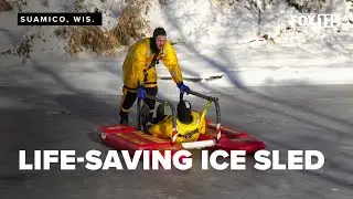 New ice rescue sled will save Suamico Fire more than 2 minutes when someone's in the water