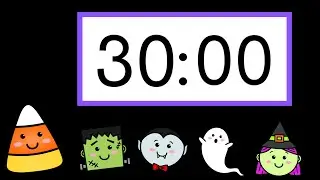 Halloween 30 Minute Rotation Timer + 2 Minute Clean Up Center Timer